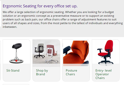 Ergonomic chairs for every set up