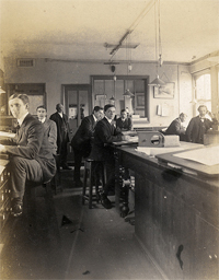 Standing desks in History