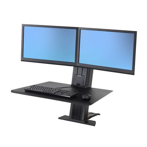 Ergotron WorkFit-SR Dual Monitor (Black)