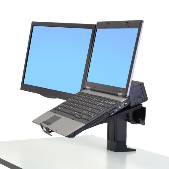 Ergotron WorkFit LCD & Laptop Kit Black