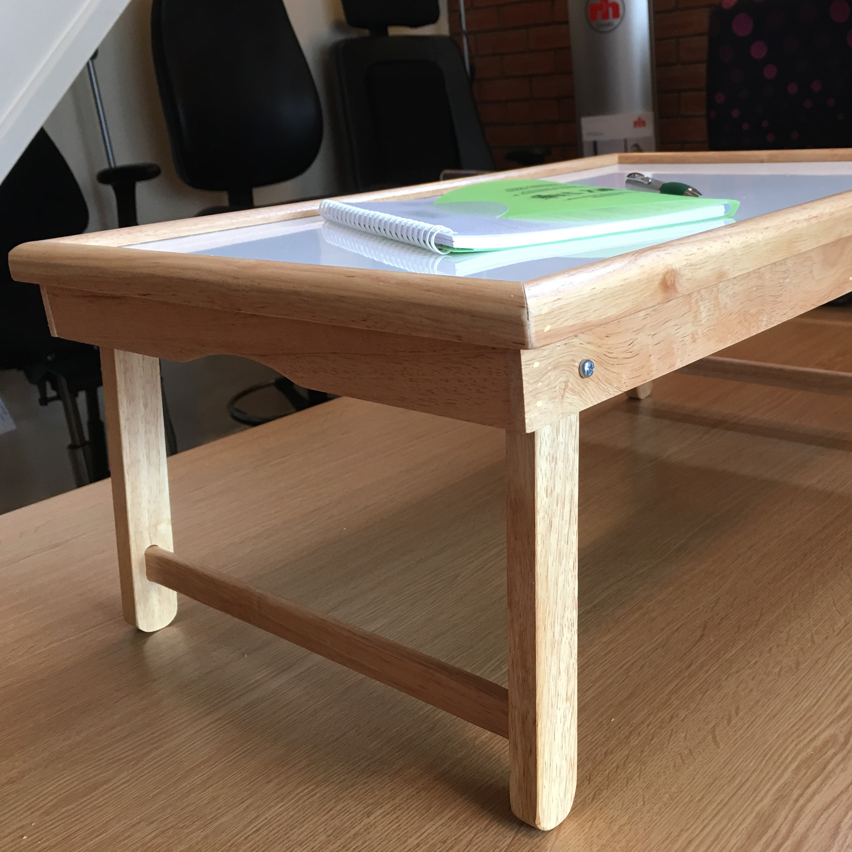 Adjustable Wooden Bed Tray Healthy Workstations