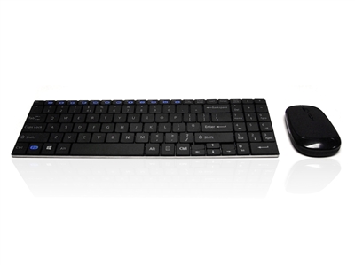 Sleek Keyboard & Mouse Set (Wireless)