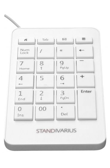 Standivarius Numeric Keypad - White