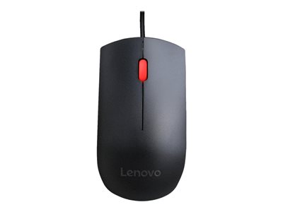 Lenovo Essential USB Mouse - Wired Black