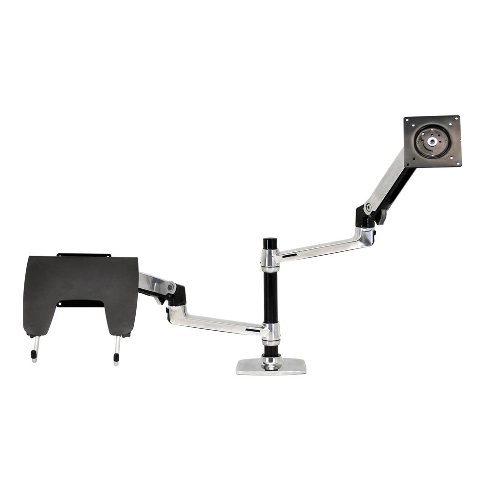 Ergotron LX Dual Stacking Arm - Silver