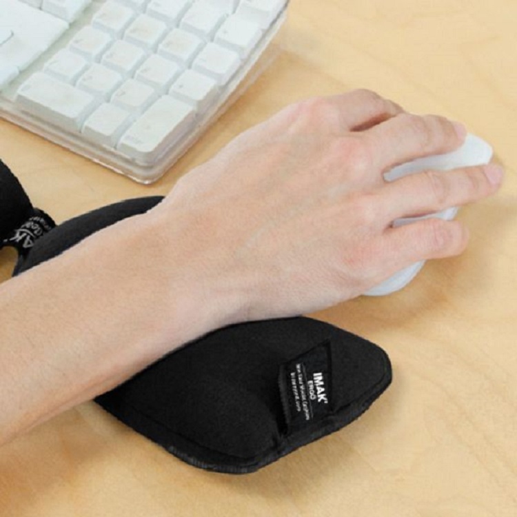 Ergo Beads Therapeutic Mouse Wrist Support Black