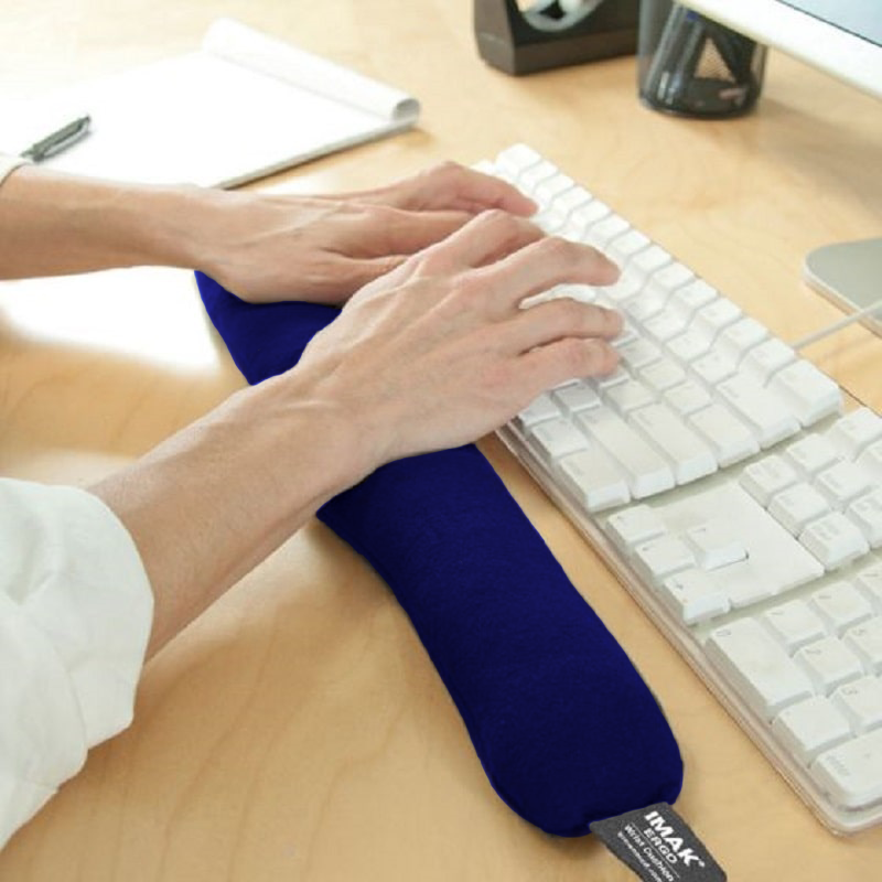 Ergo Beads Therapeutic Keyboard Wrist Support Blue