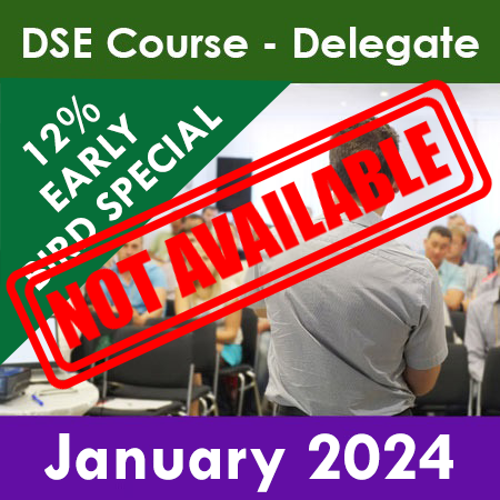 DSE Assessor Basic Training Delegate - Jan 30th 2024