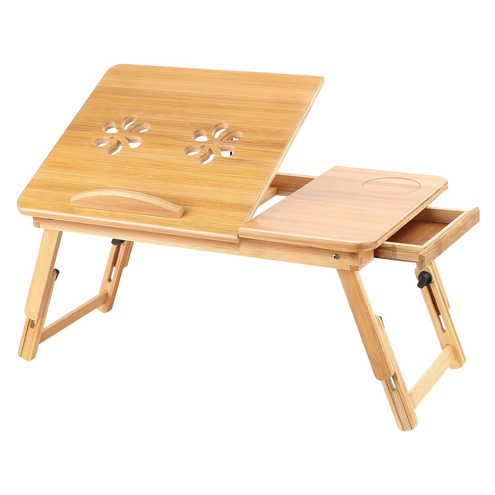 Adjustable Wooden Bed Tray