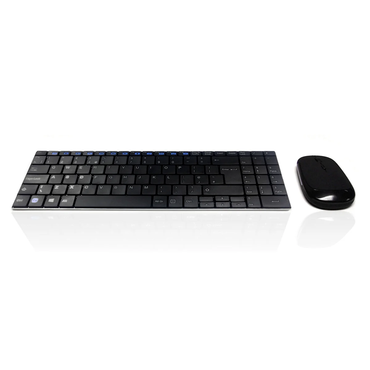 Sleek Keyboard & Mouse Set (Wireless)