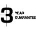 3 year guarantee