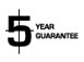 5 year guarantee