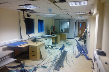 Swansea University office fit-out project